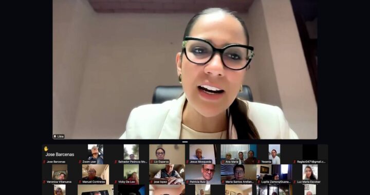 Libia García se reúne con grupos vulnerables