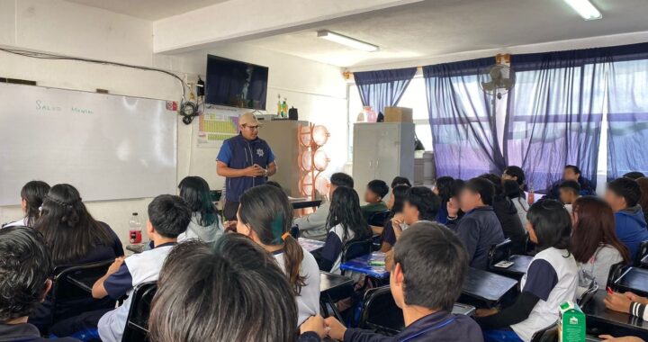 Fomentan la salud mental en el Telebachillerato Comunitario de Las Teresas