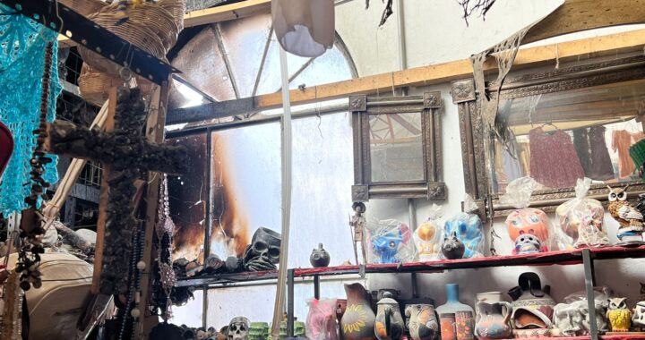 Los locatarios afectados por el incendio en el mercado Hidalgo, no se han acercado a Presidencia