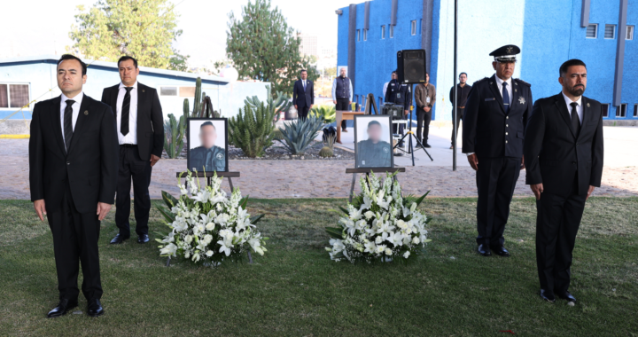 Rinden homenaje póstumo a custodios del Sistema Penitenciario