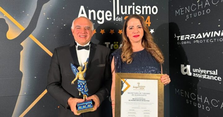 Brilla Guanajuato con dos galardones en los Premios Ángel del Turismo