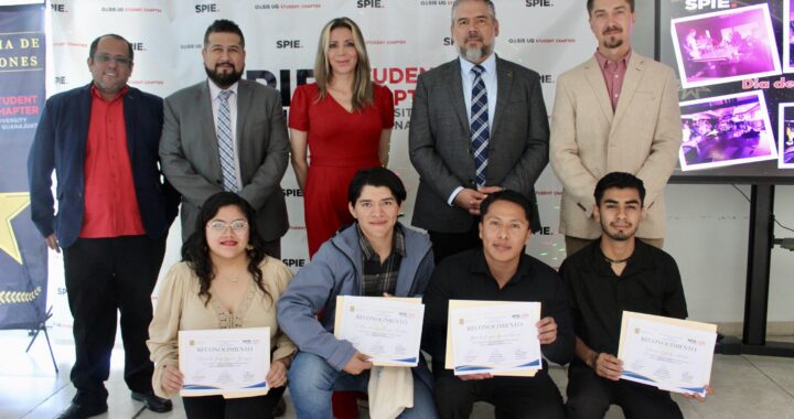 Distingue UG a integrantes del capítulo estudiantil SPIE OASIS por enriquecer el entorno científico
