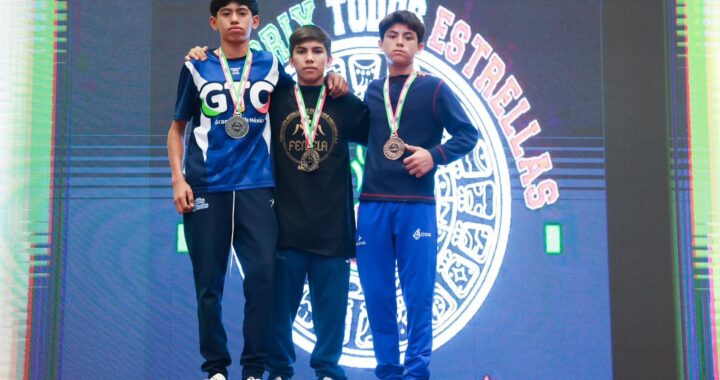 LOGRAN GUANAJUATENSES VARIAS MEDALLAS EN EL GRAND PRIX DE LUCHAS ASOCIADAS EN LA CDMX