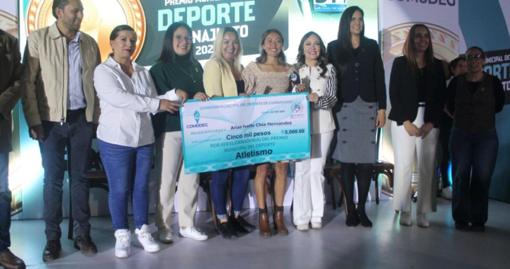 ENTREGAN PREMIO MUNICIPAL A LO MEJOR DEL DEPORTE