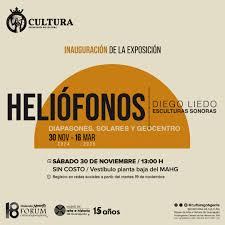 Inauguración de la exposición “Heliófonos. Diego Liedo” en el Museo de Arte e Historia de Guanajuato