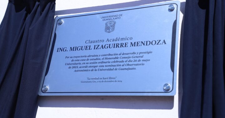 Observatorio astronómico de la UG lleva el nombre del Ing. Miguel Izaguirre; comunidad universitaria honra así su legado