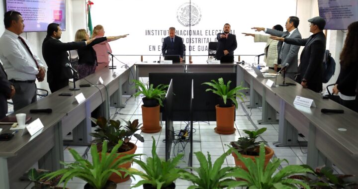 Se instalan los 15 consejos distritales del INE Guanajuato para el proceso del Poder Judicial