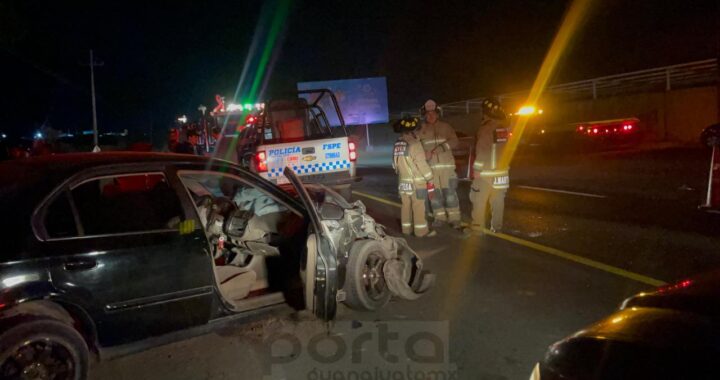 Chocan tres auto en Guanajuato, hay tres heridos