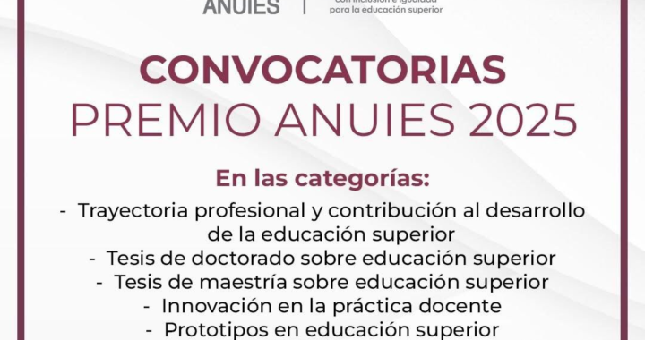 Comunidad UG puede postularse para el Premio ANUIES 2025