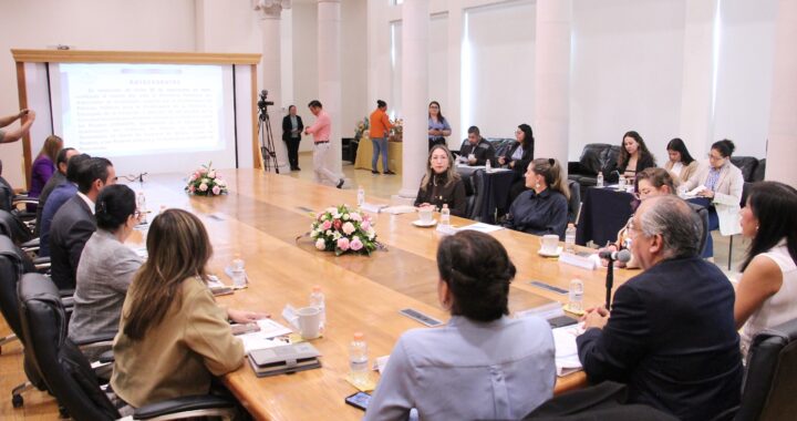 Revisan avances del proyecto de los juzgados especializados en violencia contra las mujeres.