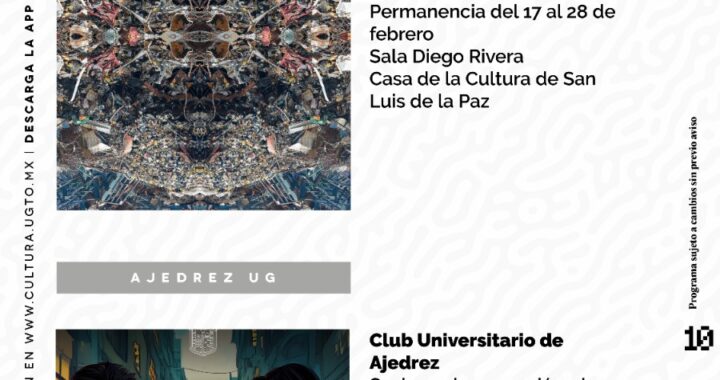 Desde tu municipio, en vivo o a distancia, disfruta la Agenda Cultura UG