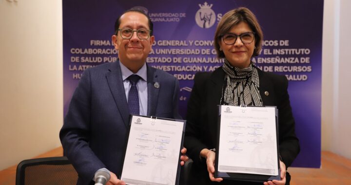 Fortalecen alianzas UG e Instituto de Salud Pública del Estado de Guanajuato