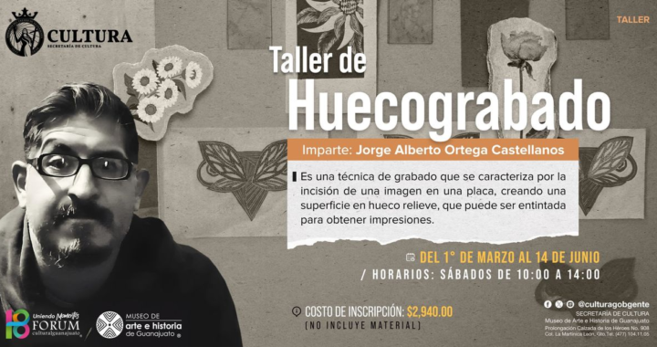 Taller de Huecograbado en el Museo de Arte e Historia de Guanajuato