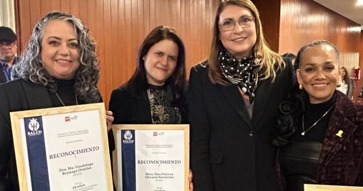 Reconoce Secretaría de Salud estatal a tres profesoras UG por su labor en la Nutrición