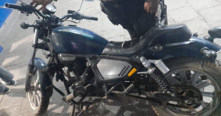 Recuperan en Guanajuato moto con reporte de robo en Querétaro
