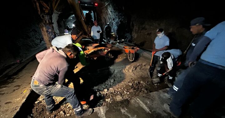 Anuncian cierre a la circulación en el Túnel Galereña por trabajos de bacheo