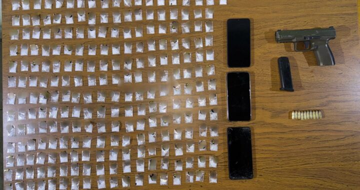 Decomisan presunta droga y un arma de fuego en Mineral del Cedro