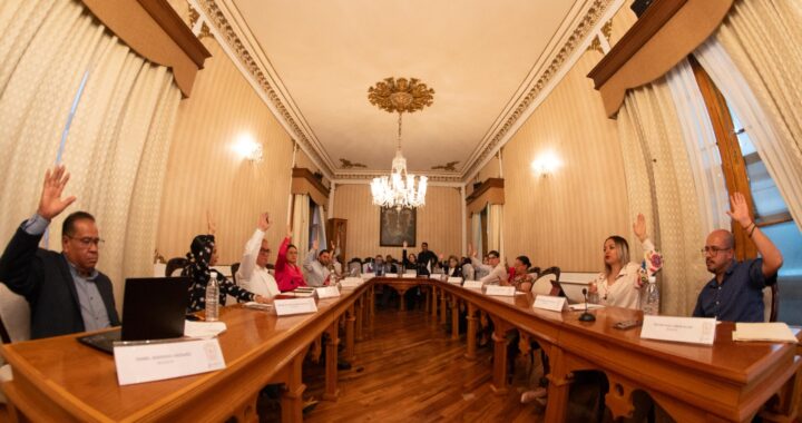 Dice la alcaldesa, que ella les presenta su síntesis a los regidores