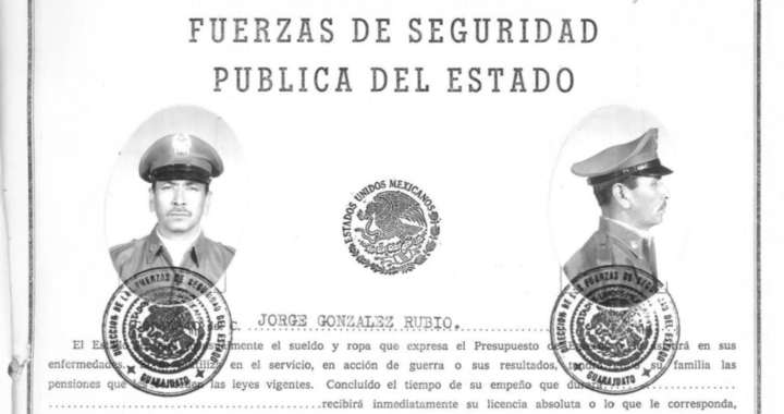 Jorge González Rubio: el policía que eligió servir después de morir