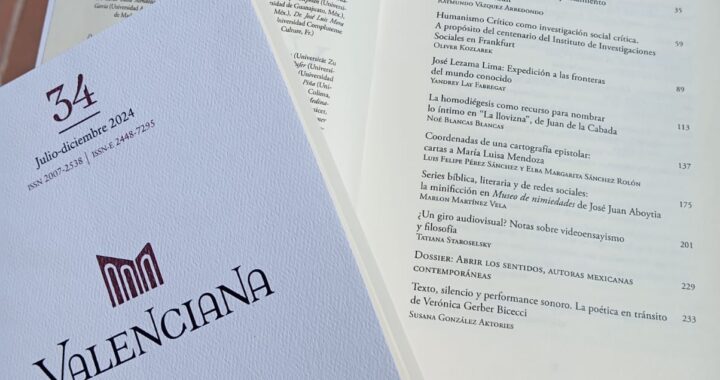 Revista Valenciana del Campus Guanajuato UG llega a su 17 aniversario