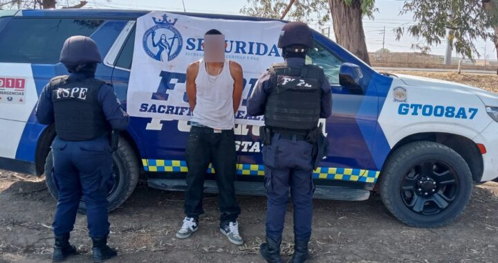 Impiden distribución de presunto cristal en Silao; hay un detenido 