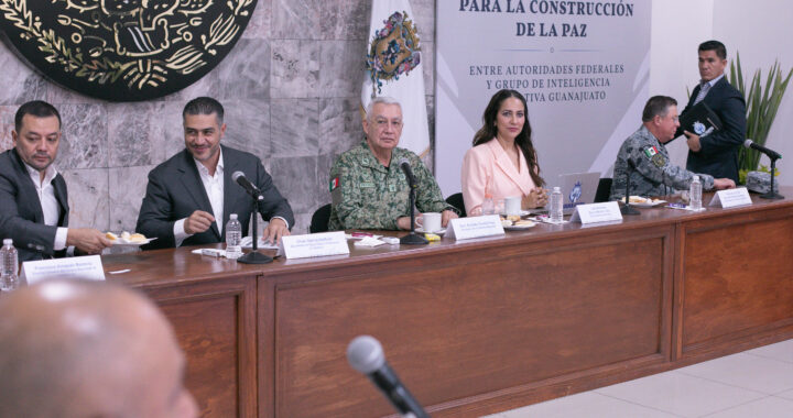 Se reúnen autoridades estatales y federales de seguridad en Guanajuato; presentan resultados