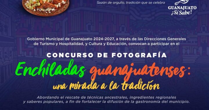 Invitan a participar en el concurso de fotografía “Enchiladas guanajuatenses, una mirada a la tradición”