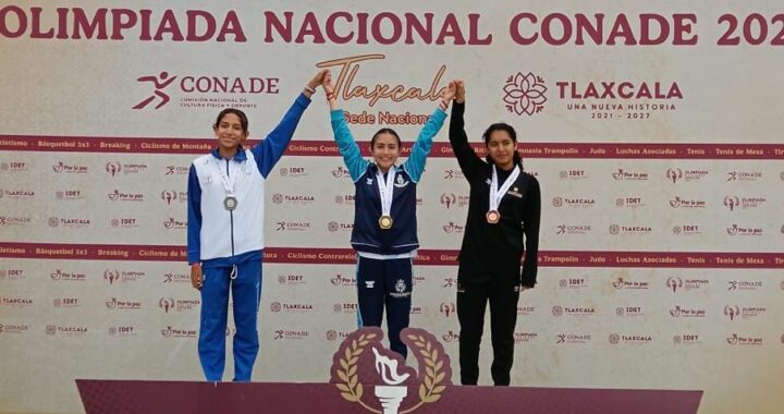 SE BAÑA EN ORO ATLETA DE CALDERONES EN LA OLIMPIADA NACIONAL