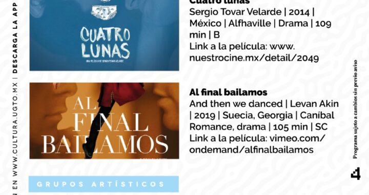 Séptimo arte engalana la Agenda Cultura UG con 77 Muestra Internacional de Cine