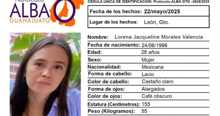 Lorena Jacqueline, 14 días desaparecida, un feminicidio que cuestiona a la Fiscalía