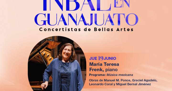 La Secretaría de Cultura recibe en el Auditorio Mateo Herrera a la concertista María Teresa Frenk