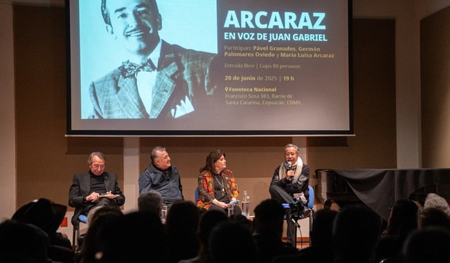 EN SESIÓN DE ESCUCHA, LA FONOTECA NACIONAL CELEBRA A LUIS ARCARAZ EN LA VOZ DE JUAN GABRIEL