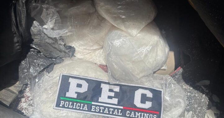 Aseguran FSPE presuntas drogas con valor de más de 25MDP en carretera Silao-San Felipe