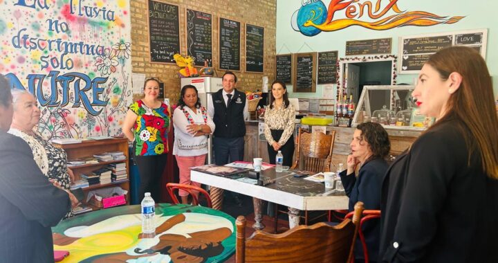 Realizan gira de trabajo en Chicago para conocer situación de migrantes