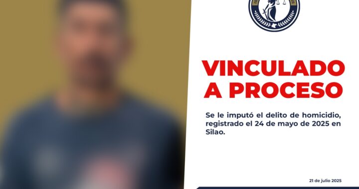 Vinculan a proceso a imputado por homicidio en Silao