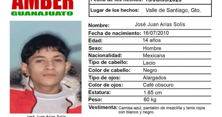 Búsqueda de José Juan Arias se realiza con el protocolo homologado