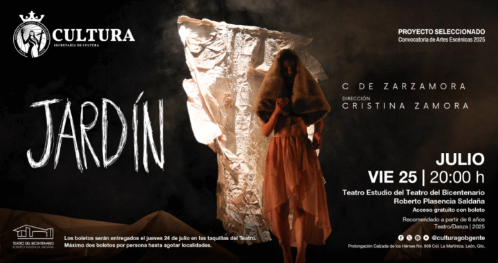 “Jardín”, de la compañía C de Zarzamora: una experiencia escénica para reforestar la imaginación, llega al Teatro Estudio del Teatro del Bicentenario Roberto Plasencia Saldaña