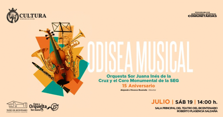 La Orquesta Sor Juana Inés de la Cruz celebrará 15 años de formación artística comunitaria en el Teatro del Bicentenario Roberto Plasencia Saldaña
