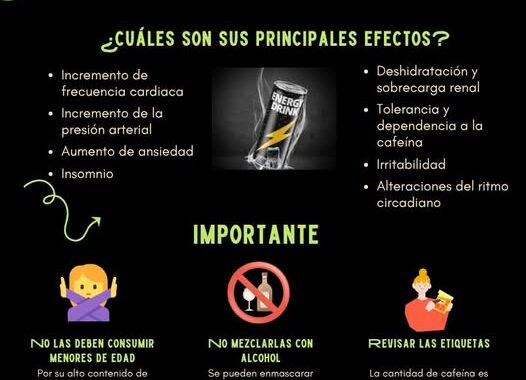 ¿Energéticas o estimulantes? El consumo frecuente de estas bebidas pone en riesgo la salud, alerta investigadora UG