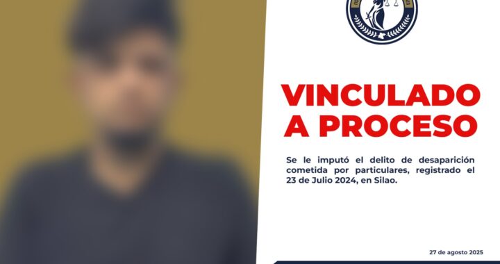 Vinculan a proceso a JULIO ALBERTO “N” por el delito de desaparición cometida por particulares en Silao