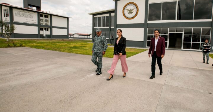 Inaugura gobernadora instalaciones de la Guardia Nacional en Salamanca