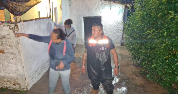 Atención oportuna de Protección Civil ante lluvias y granizada en la capital