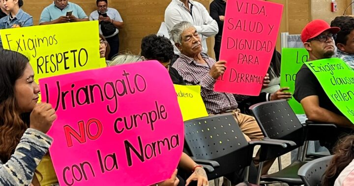 Habitantes de Uriangato solicitan ayuda al Congreso para que se clausura el relleno sanitario