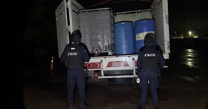 Aseguran FSPE más de 19 mil litros de hidrocarburo ilícito y detienen a un hombre en Pénjamo