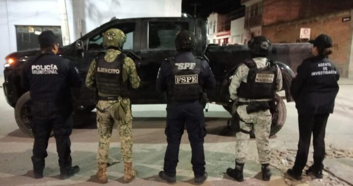 Aseguran armas, drogas, vehículos y a un hombre en Dolores Hidalgo en operativo interinstitucional