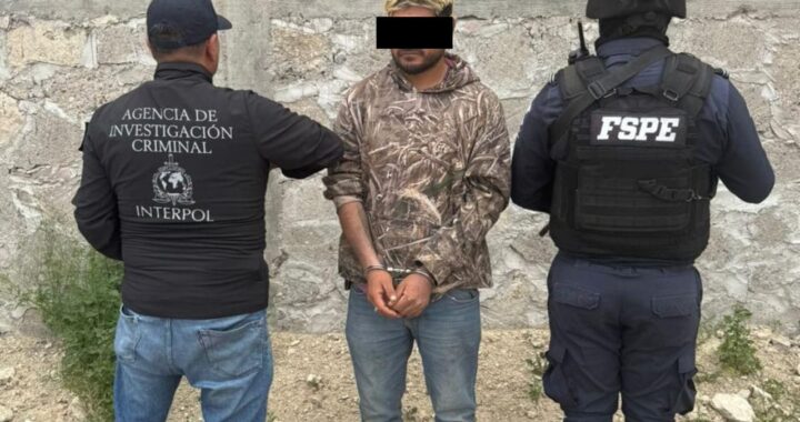 Detienen en colaboración internacional, a hombre con orden de extradición