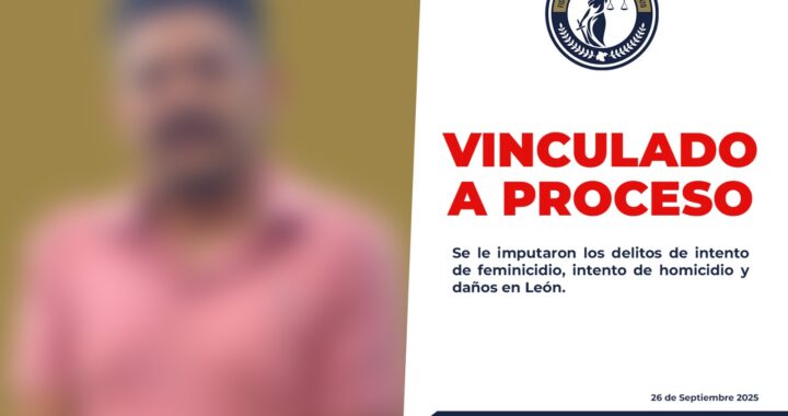 Potencial feminicida es procesado en León