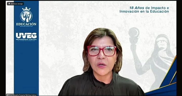 Rectora General de la UG participa en panel sobre educación virtual