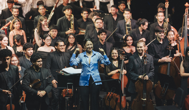 INTEGRANTES DE LA ORQUESTA ESCUELA CARLOS CHÁVEZ PARTICIPARON EN LAS ACTIVIDADES DE LA ORQUESTA JUVENIL IBEROAMERICANA REALIZADAS EN PANAMÁ