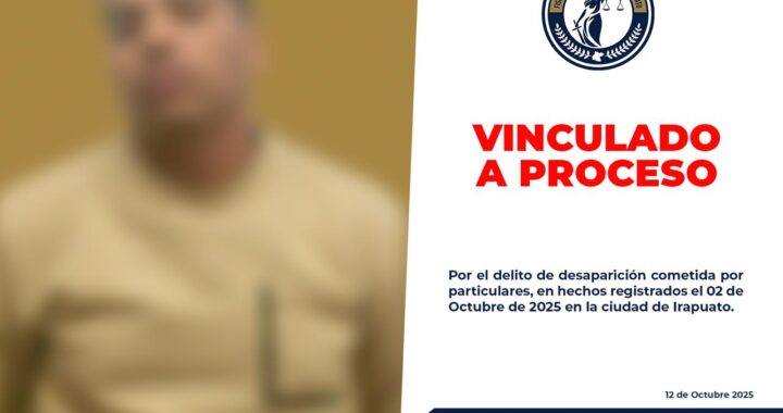 Vinculan a proceso a César Guadalupe «N» por el delito de desaparición contra particulares